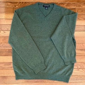 Joseph&Lyman L mens 100% cashmere V Neck sweater
